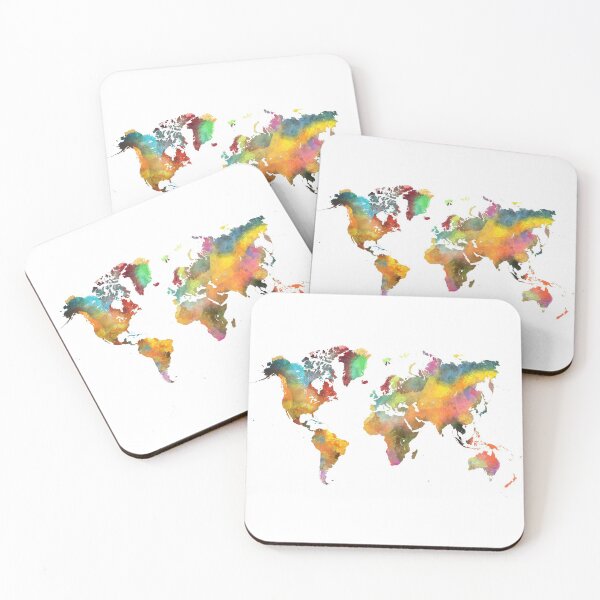 Item preview, world map 3 designed and sold by JBJart.