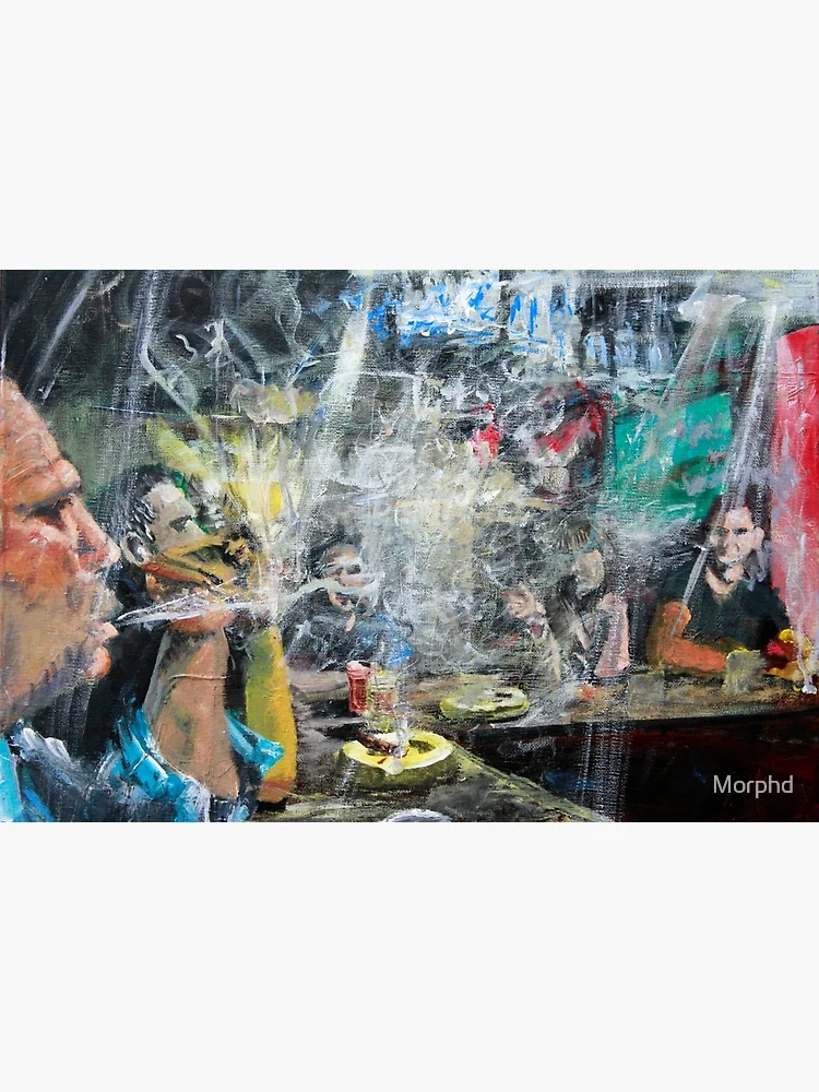 Imagen 3 de 3, Póster con la obra Smoky Contemplation, diseñada y vendida por Morphd.