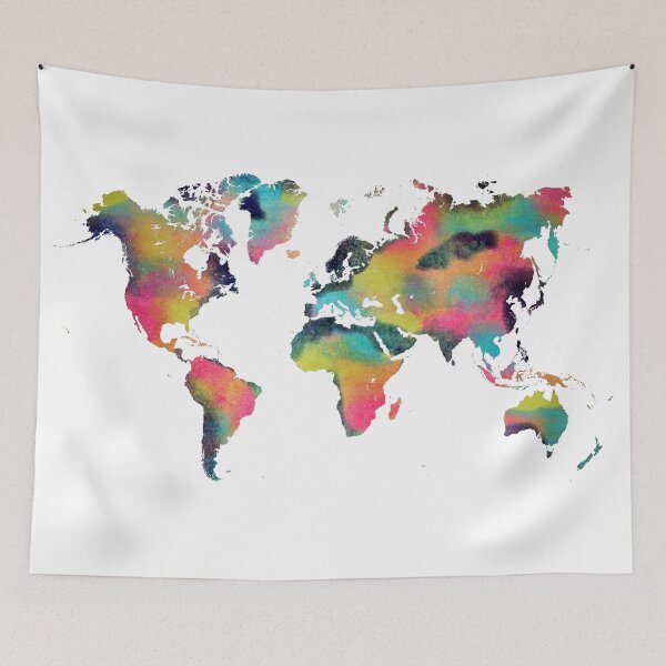 Item preview, World map 4 designed and sold by JBJart.