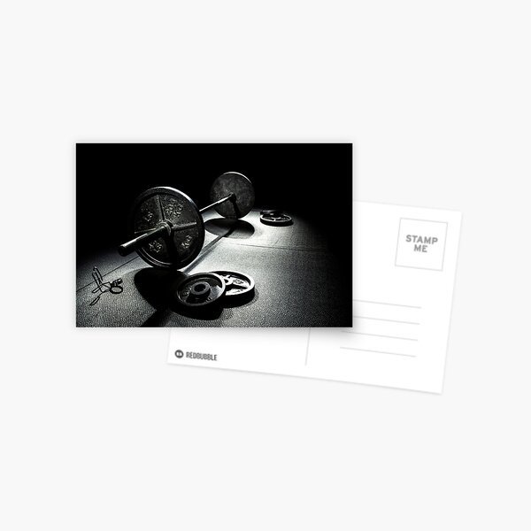Olympic Weight Training Postcard