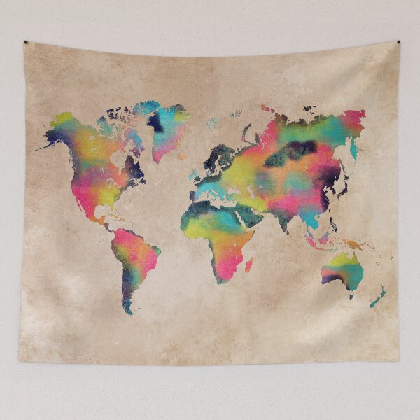 Item preview, world map 2 designed and sold by JBJart.