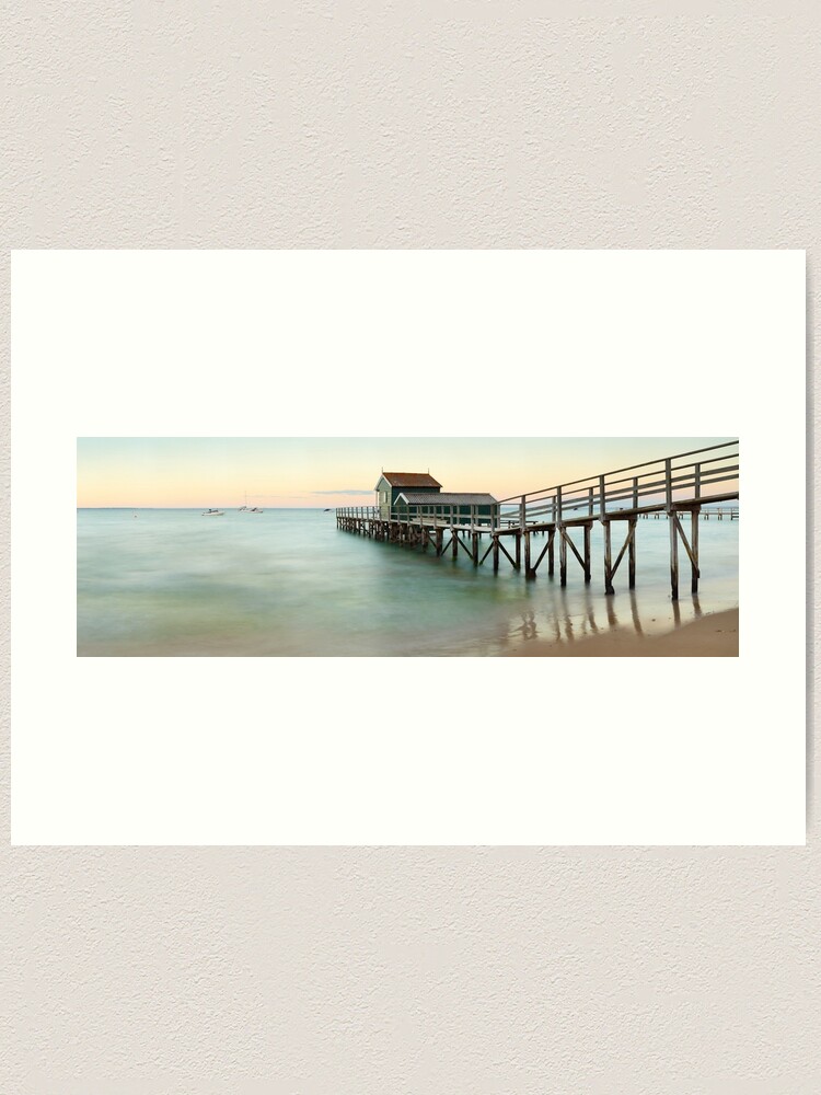 Alternate view of Portsea Pier, Mornington Peninsula, Victoria, Australia Art Print