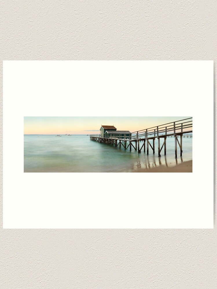 Alternate view of Portsea Pier, Mornington Peninsula, Victoria, Australia Art Print