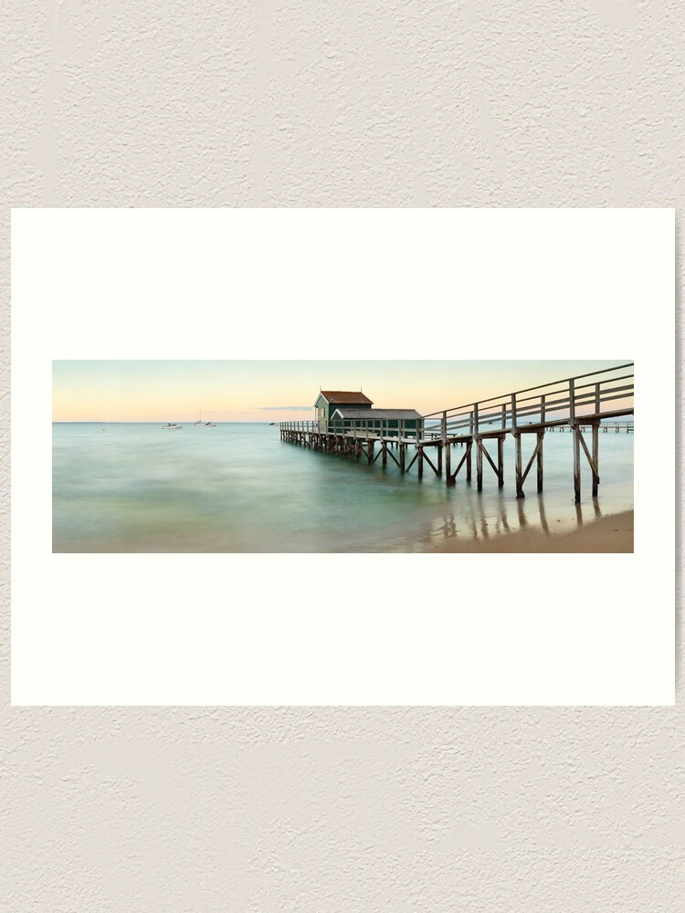 Alternate view of Portsea Pier, Mornington Peninsula, Victoria, Australia Art Print