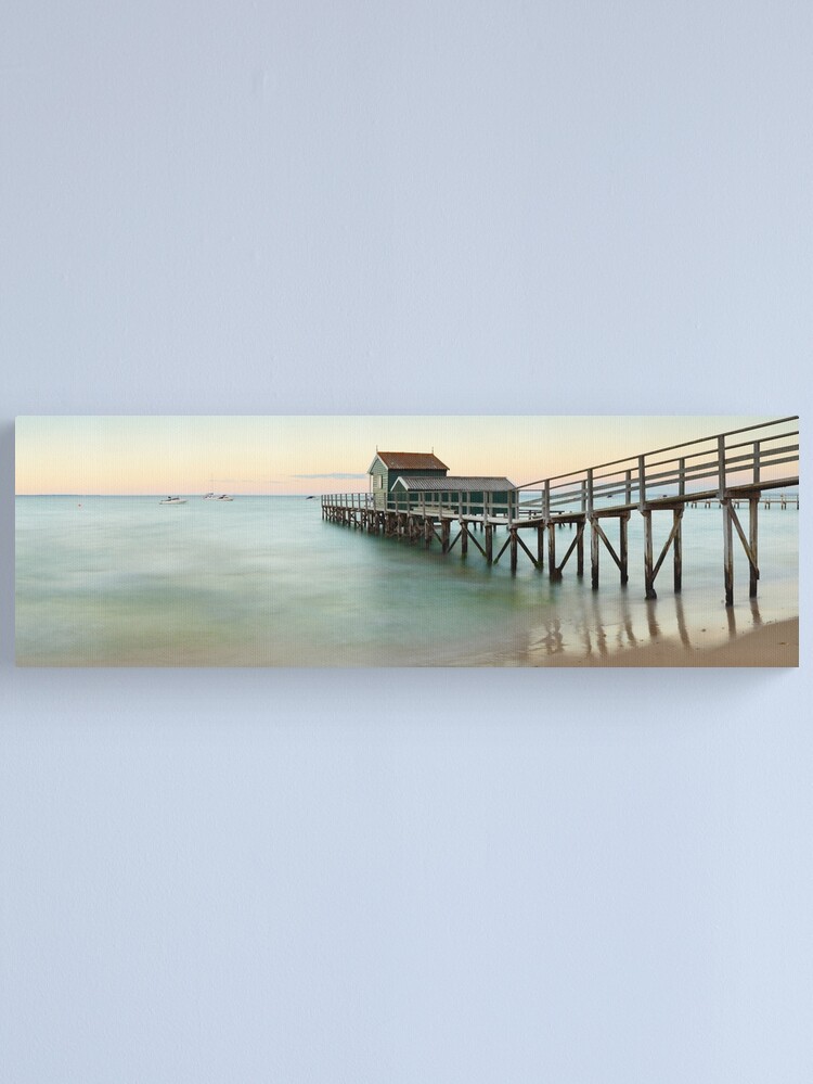 Alternate view of Portsea Pier, Mornington Peninsula, Victoria, Australia Canvas Print