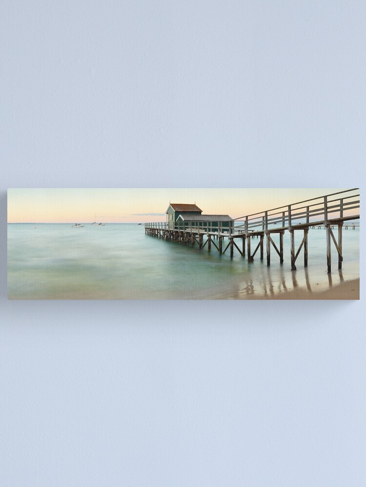 Alternate view of Portsea Pier, Mornington Peninsula, Victoria, Australia Canvas Print