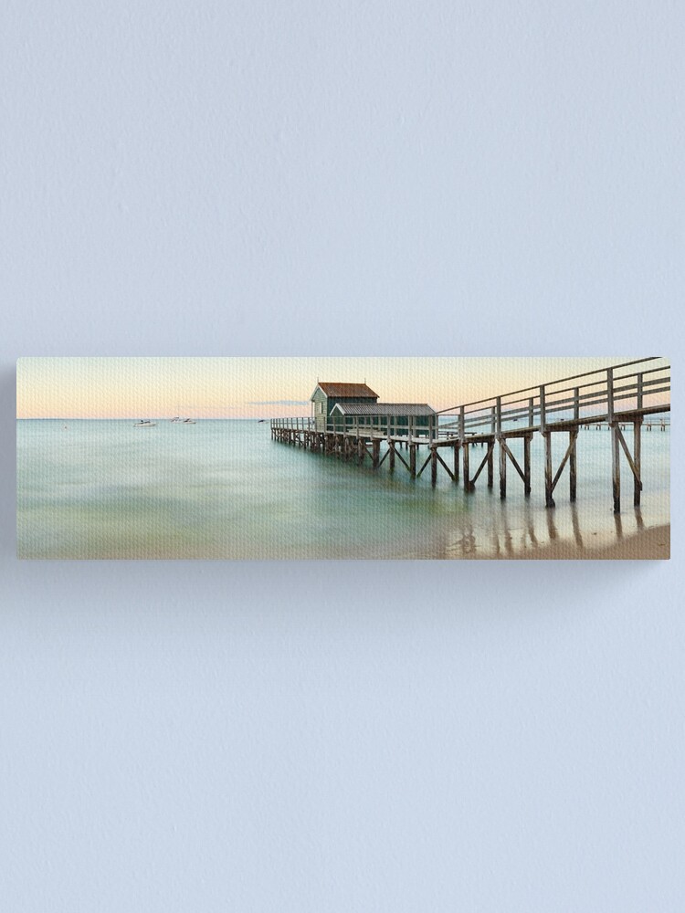 Alternate view of Portsea Pier, Mornington Peninsula, Victoria, Australia Canvas Print