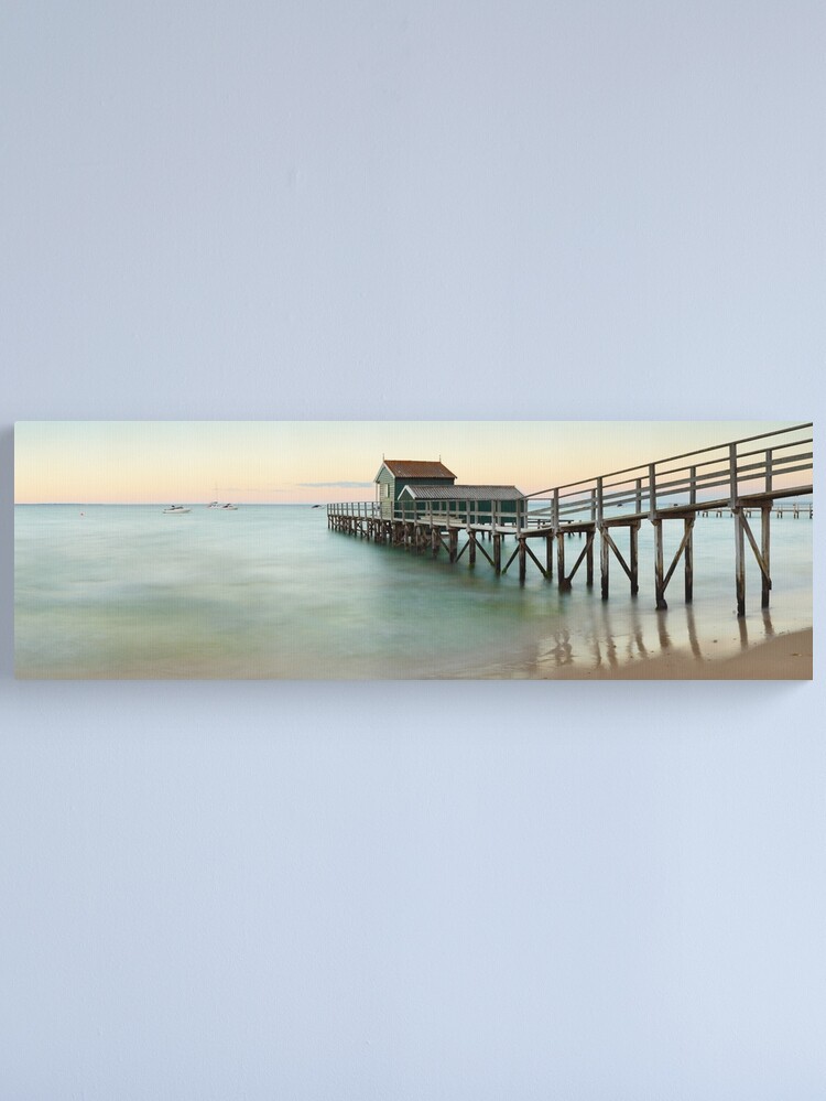 Alternate view of Portsea Pier, Mornington Peninsula, Victoria, Australia Canvas Print