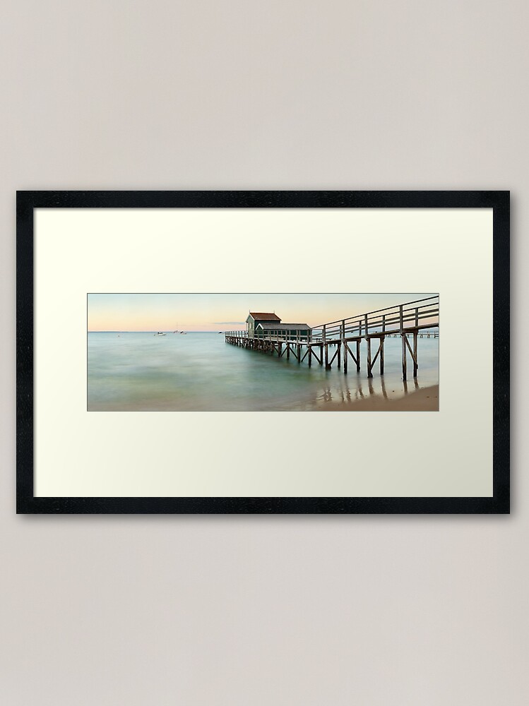 Alternate view of Portsea Pier, Mornington Peninsula, Victoria, Australia Framed Art Print