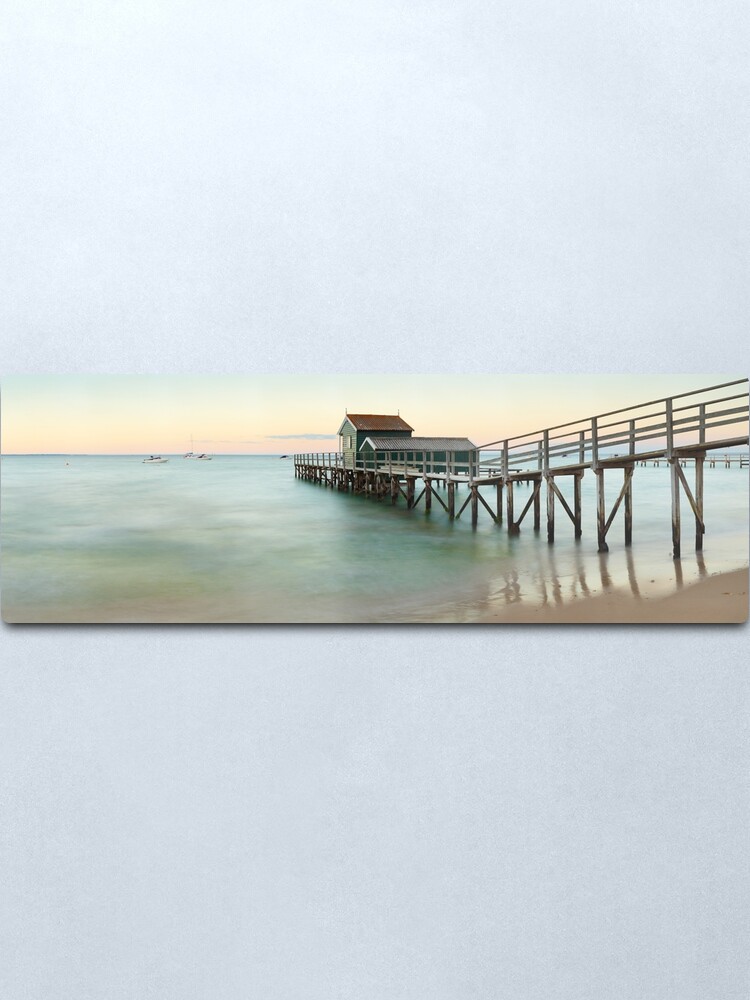 Alternate view of Portsea Pier, Mornington Peninsula, Victoria, Australia Metal Print