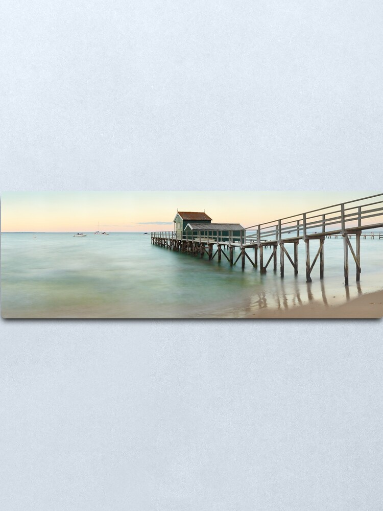 Alternate view of Portsea Pier, Mornington Peninsula, Victoria, Australia Metal Print