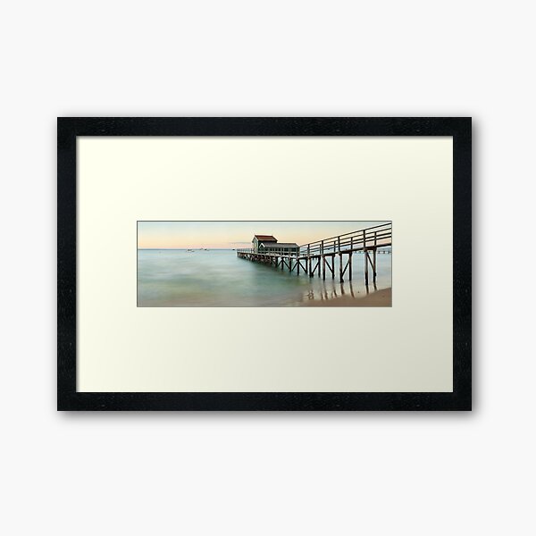 Portsea Pier, Mornington Peninsula, Victoria, Australia Framed Art Print