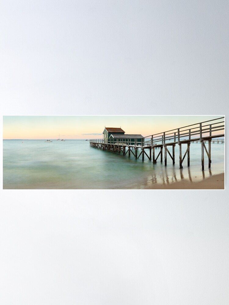 Alternate view of Portsea Pier, Mornington Peninsula, Victoria, Australia Poster