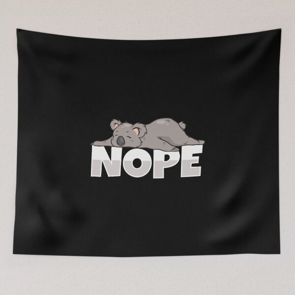 Item preview, NOPE Lazy Cute Koala Bear Animal Lover Gift Idea designed and sold by haselshirt.