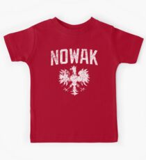 Nowak Polish Heritage t shirt Kids Tee