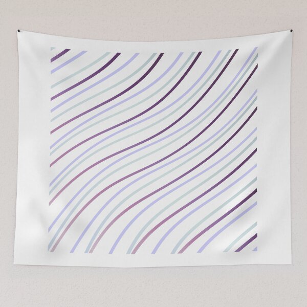 Item preview, Abstract Blue and purple Waves designed and sold by Shawlin Islam.