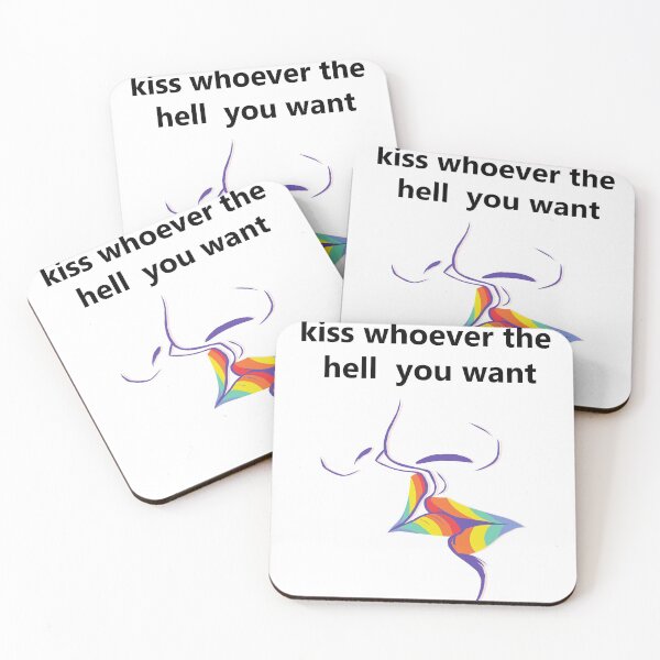 Item preview, LGBTQ kiss whoever the hell you want designed and sold by MasterArtsman.