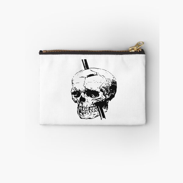 Item preview, Skull With Tamping Iron Diagram Front And Lateral View  designed and sold by taiche.