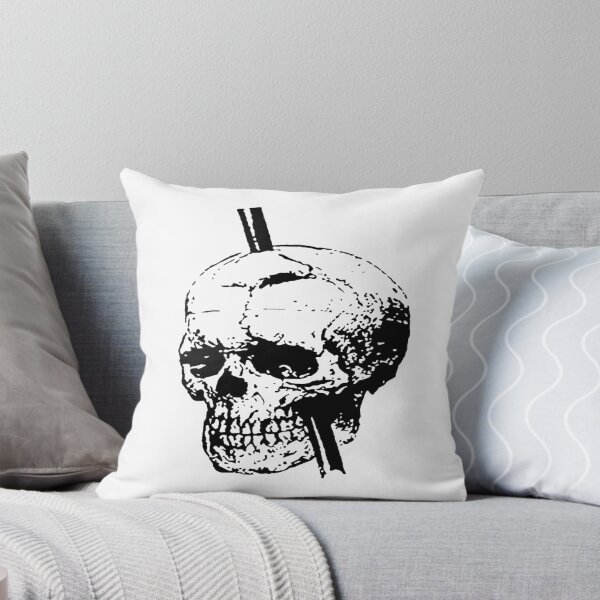 Item preview, Skull With Tamping Iron Diagram Front And Lateral View  designed and sold by taiche.