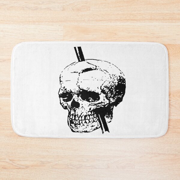 Item preview, Skull With Tamping Iron Diagram Front And Lateral View  designed and sold by taiche.