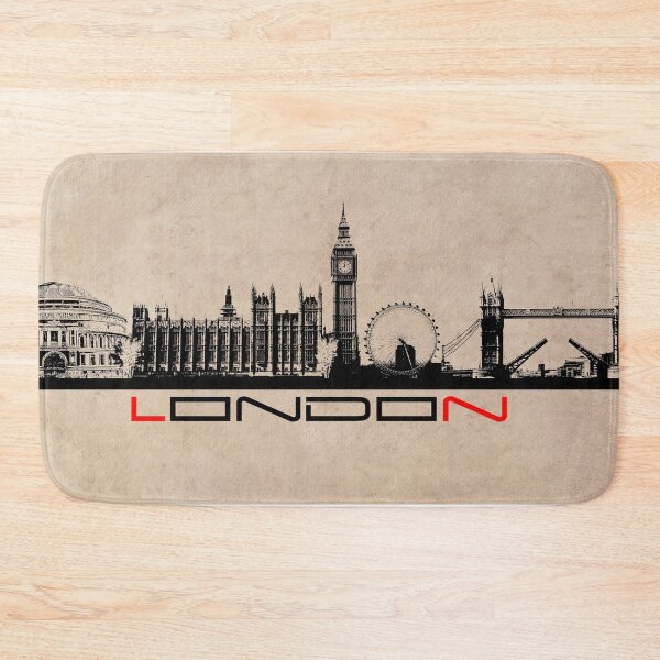 Item preview, London skyline city black designed and sold by JBJart.