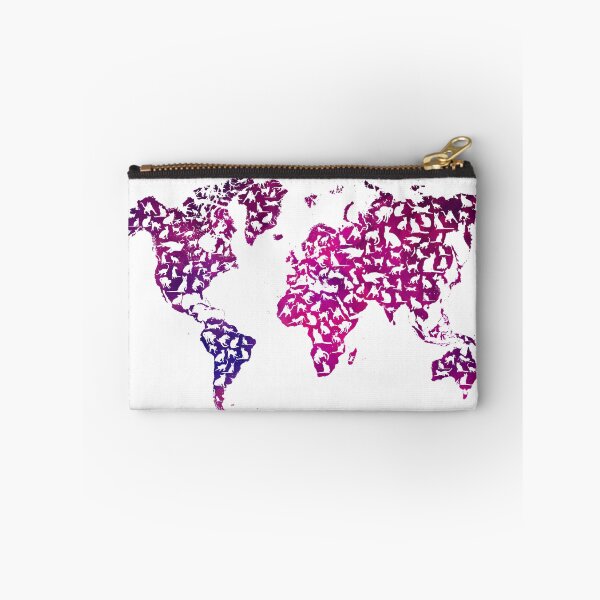 Item preview, Cats world map purple designed and sold by JBJart.