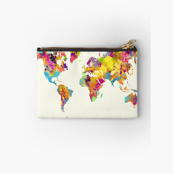 Item preview, world map color designed and sold by JBJart.