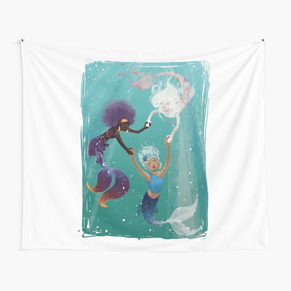 Three Mermaids Tapestry
