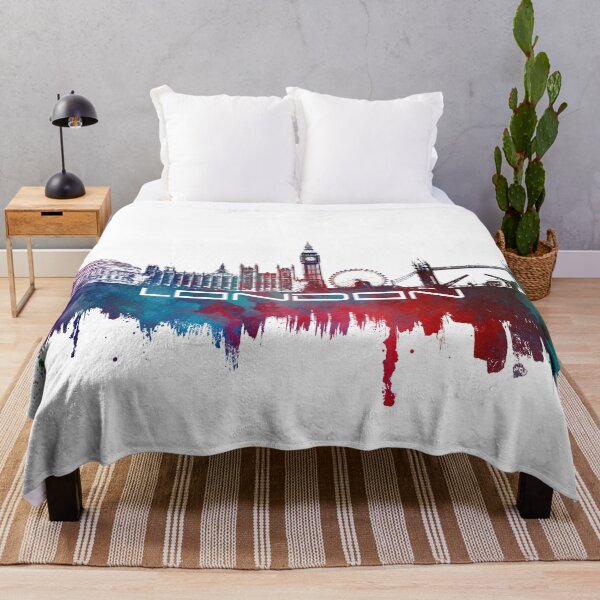 Item preview, London skyline city blue  designed and sold by JBJart.