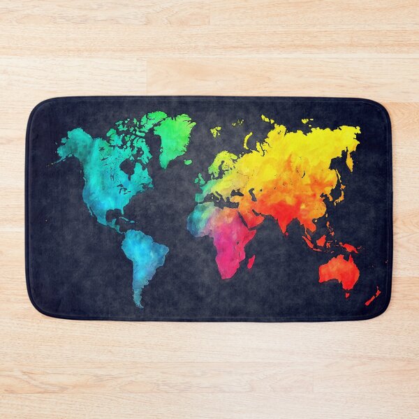 Item preview, world map watercolor 6 #map #worldmap designed and sold by JBJart.