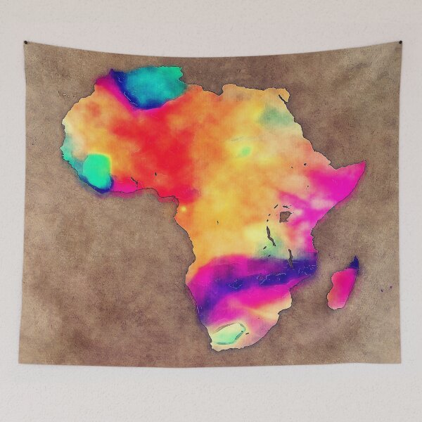 Item preview, Africa map #africa designed and sold by JBJart.