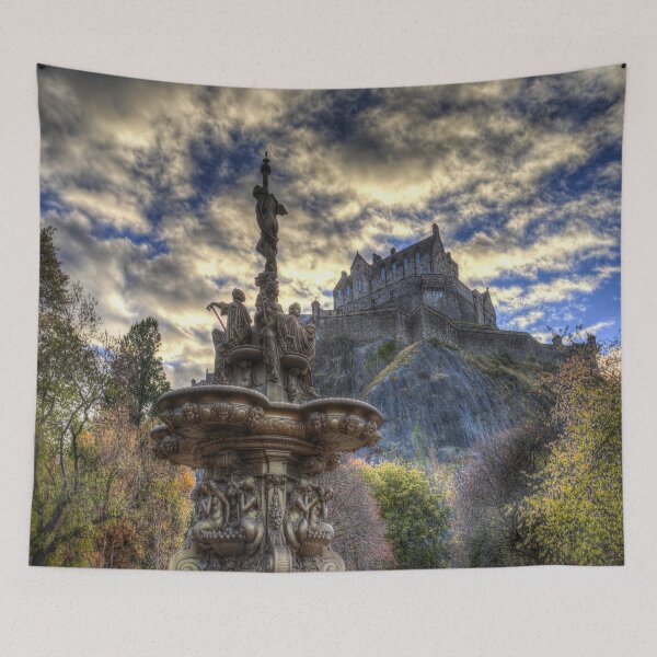 Item preview, Ross Fountain And Edinburgh Castle designed and sold by Londonimages.