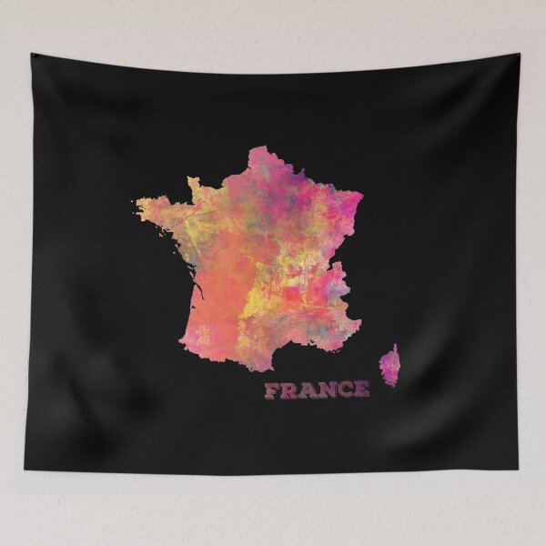 Item preview, France map designed and sold by JBJart.