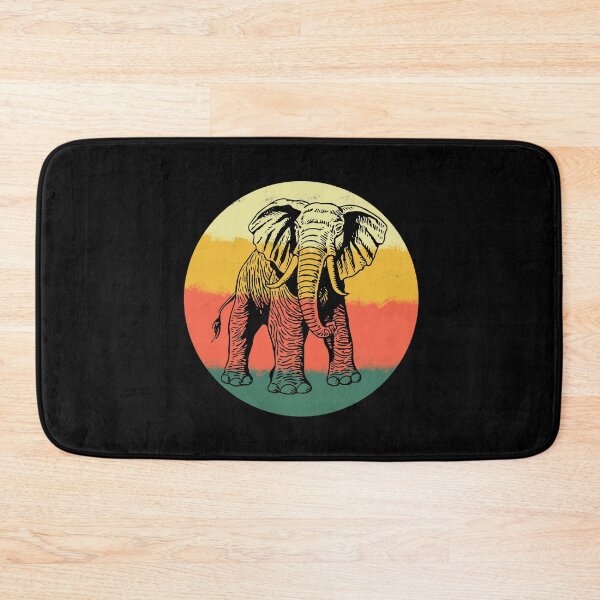 Item preview, Retro Elephant Logo Illustration Vintage Graphic product designed and sold by NoveltyMerch.