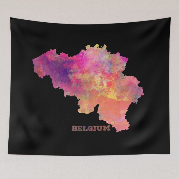 Item preview, Belgium map designed and sold by JBJart.