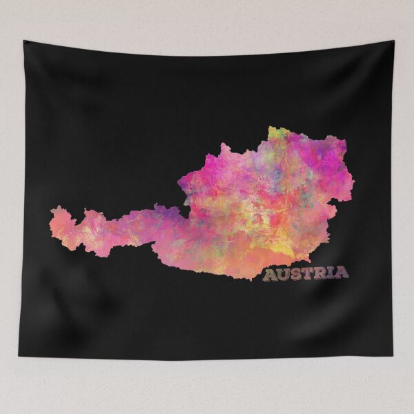 Item preview, Austria map designed and sold by JBJart.