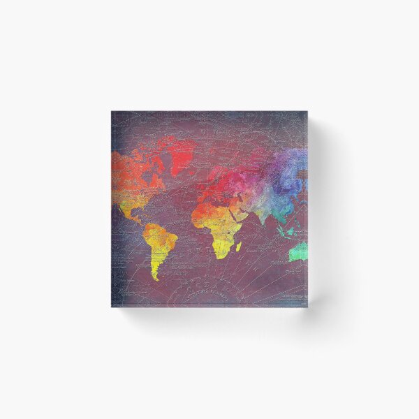 Item preview, world map designed and sold by JBJart.