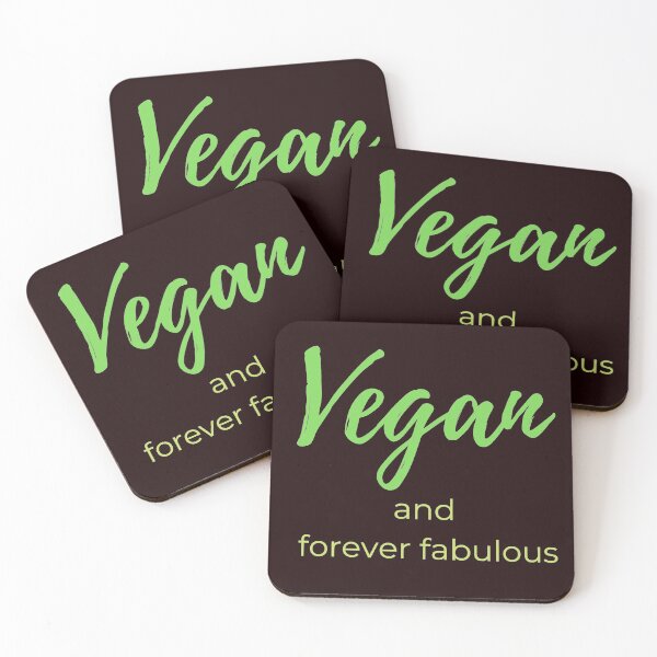 Item preview, Vegan and Fabulous Forever Animal Rights Meatless Monday designed and sold by MagicSD Designs.
