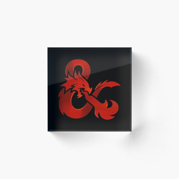 Dungeons and Dragons Acrylic Block