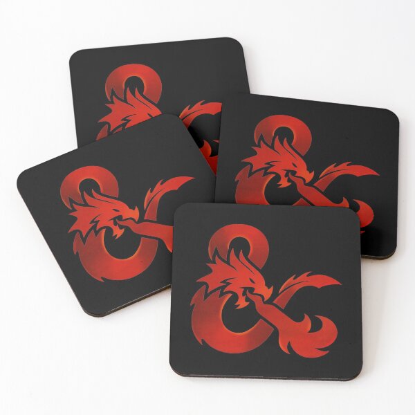 Dungeons and Dragons Coasters (Set of 4)