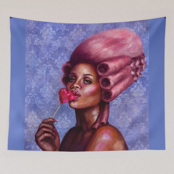 Item preview, Yas, Queen, Madam Lolli in blue designed and sold by ArtInPi.