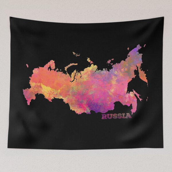 Item preview, Russia map designed and sold by JBJart.