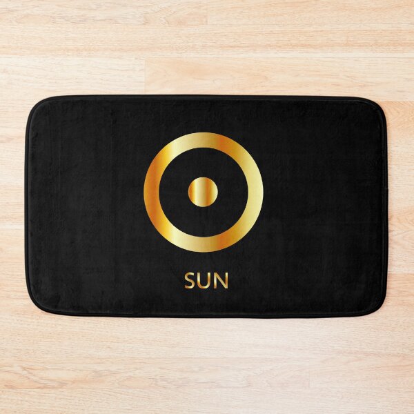 Item preview, Zodiac and astrology symbol of the planet Sun in gold colors- astronomical icon designed and sold by Shawlin Islam.
