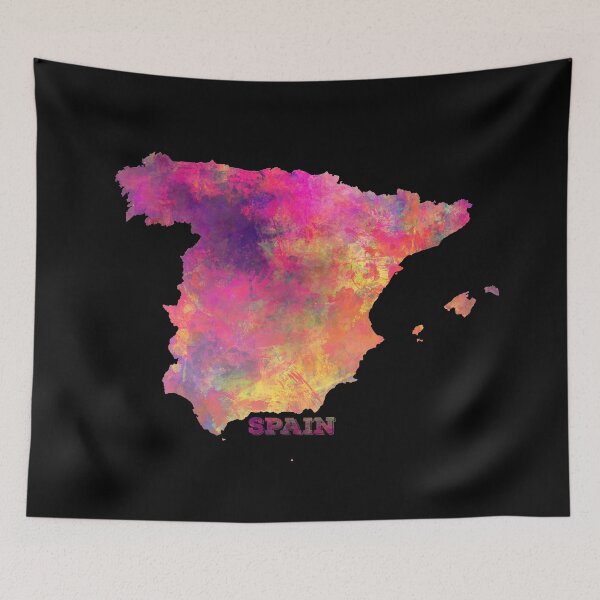 Item preview, Spain map designed and sold by JBJart.