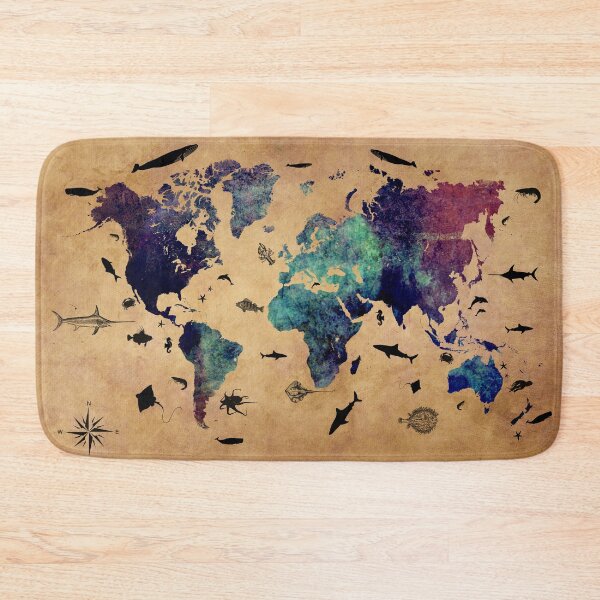 Item preview, Map of the world atlas designed and sold by JBJart.