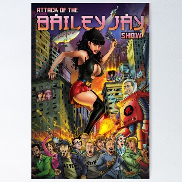 Item preview, Attack of The Bailey Jay Show  designed and sold by baileyjayshow.