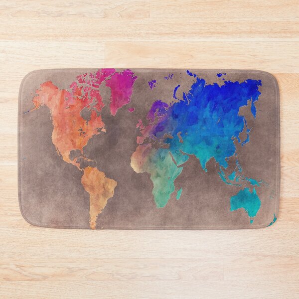 Item preview, World map 5 designed and sold by JBJart.