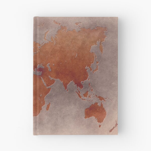 Item preview, World map brown designed and sold by JBJart.