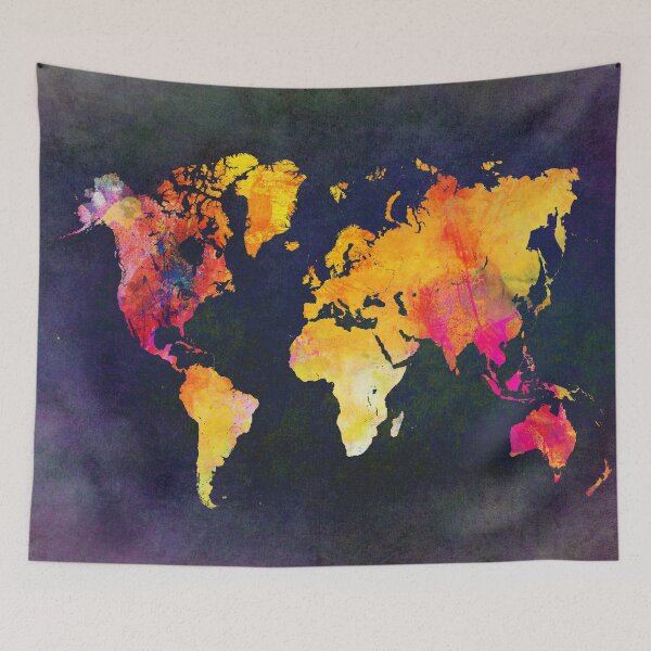 Item preview, World map  designed and sold by JBJart.