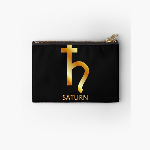 Item preview, Zodiac and astrology symbol of the planet Saturn in gold colors- astronomical icon designed and sold by Shawlin Islam.